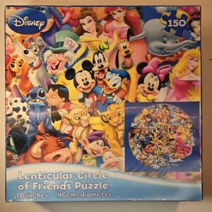 Disney Lenticular Circle of Friends Puzzle - 150 Jigsaw Pieces